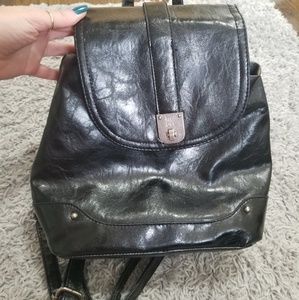 Leather Mini Backpack